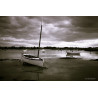 Bateau marée basse Tregastel